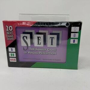 Set the Family Game of Visual Perception Group play & Solitiare NEW Travel Games